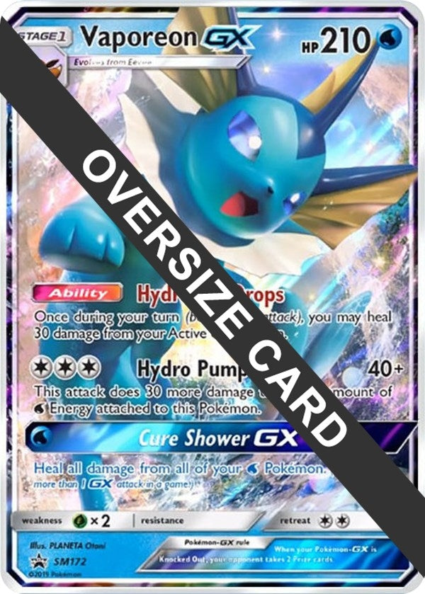 Image for Vaporeon GX - SM172 (SM172) (Jumbo Cards) (PR) - Pokemon