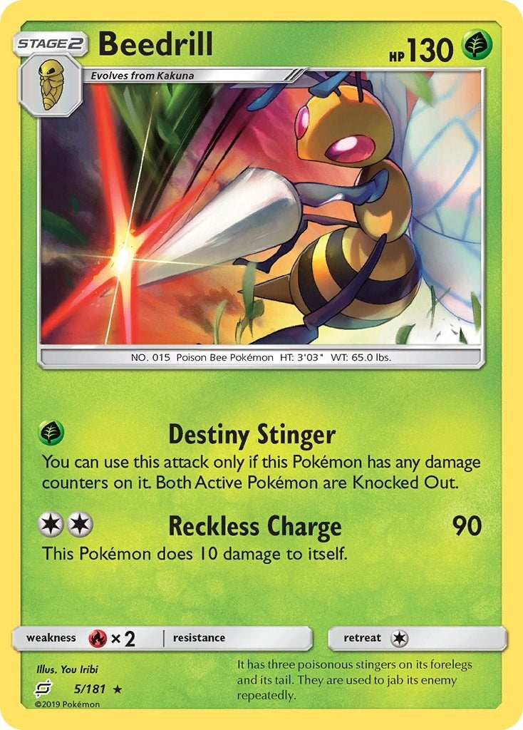 Image for Beedrill (5/181) (SM - Team Up) (SM9) - Pokemon