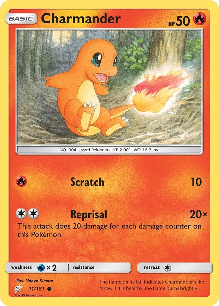 Image for Charmander (11) (11/181) (SM - Team Up) (SM9) - Pokemon