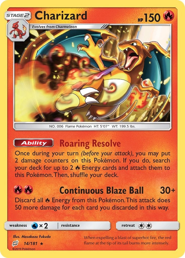 Image for Charizard (14/181) (SM - Team Up) (SM9) - Pokemon