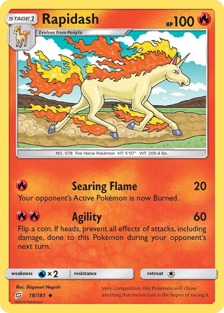 Image for Rapidash (18/181) (SM - Team Up) (SM9) - Pokemon