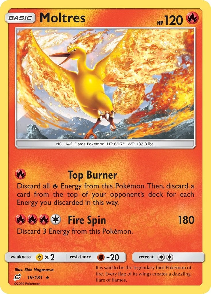 Image for Moltres (19/181) (SM - Team Up) (SM9) - Pokemon