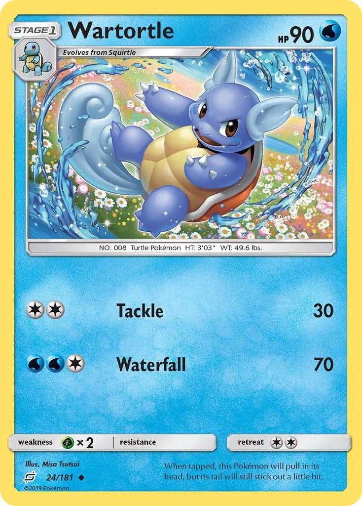 Image for Wartortle (24/181) (SM - Team Up) (SM9) - Pokemon