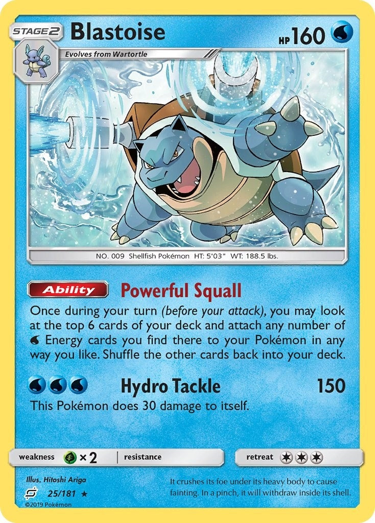 Image for Blastoise (25/181) (SM - Team Up) (SM9) - Pokemon