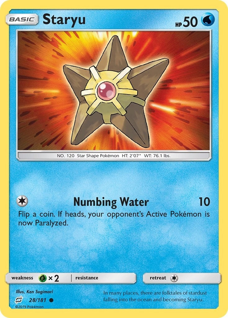 Image for Staryu (28/181) (SM - Team Up) (SM9) - Pokemon