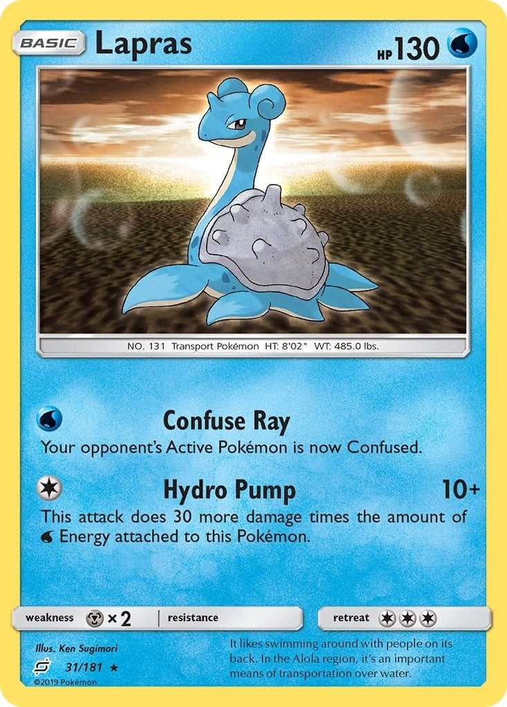 Image for Lapras (31/181) (SM - Team Up) (SM9) - Pokemon