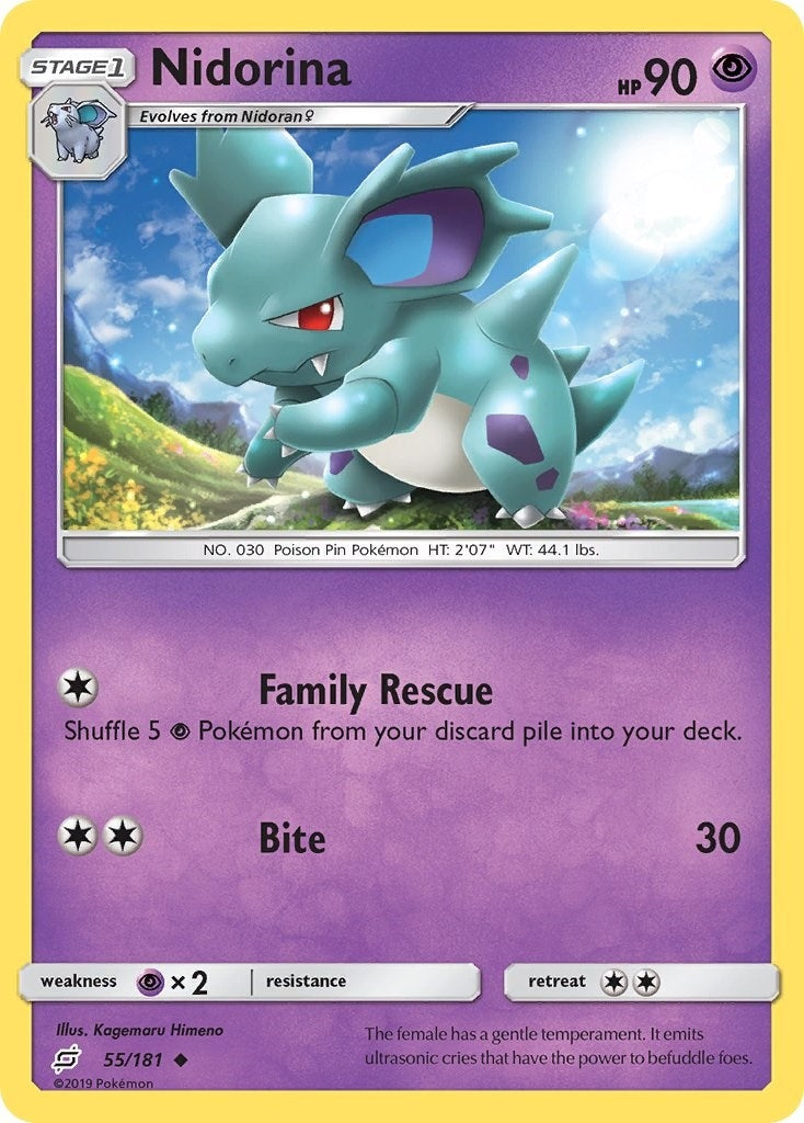 Image for Nidorina (55/181) (SM - Team Up) (SM9) - Pokemon