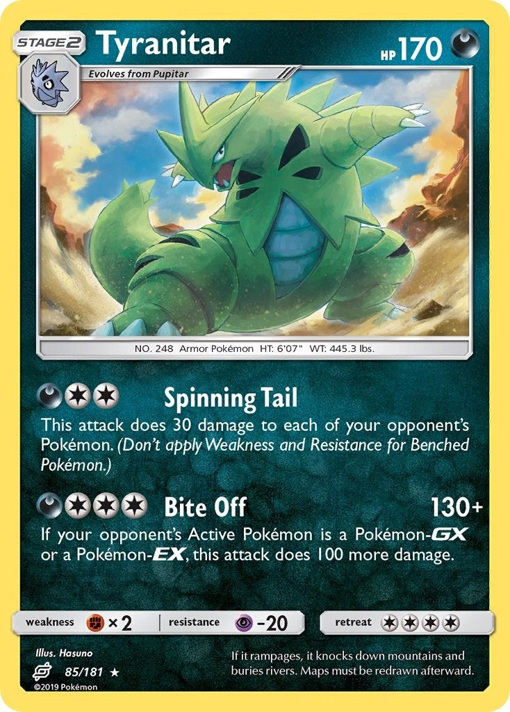 Image for Tyranitar (85/181) (SM - Team Up) (SM9) - Pokemon