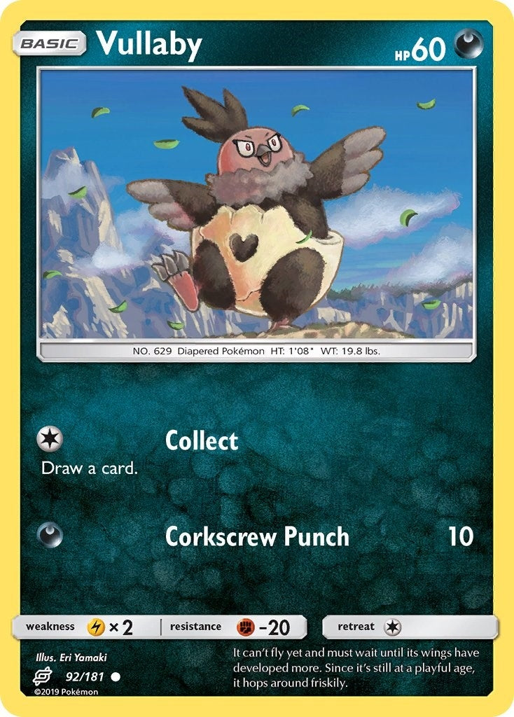Image for Vullaby (92/181) (SM - Team Up) (SM9) - Pokemon