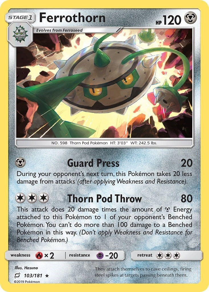 Image for Ferrothorn (103/181) (SM - Team Up) (SM9) - Pokemon