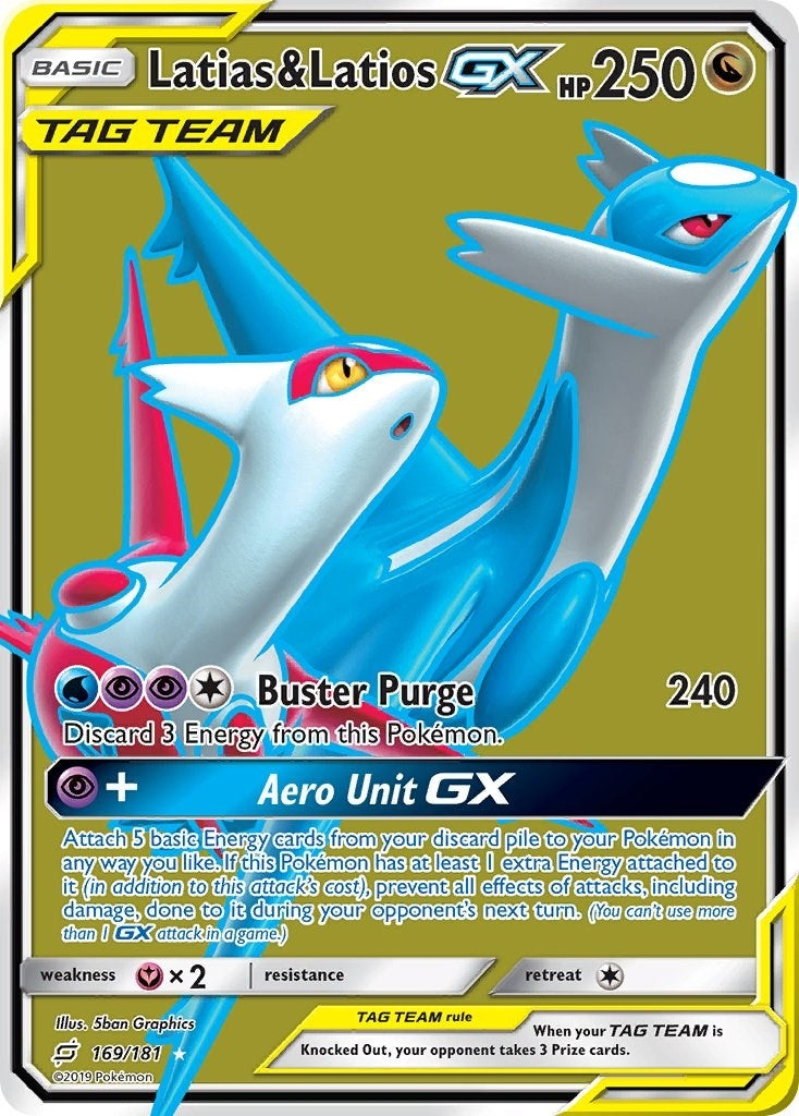 Image for Latias & Latios GX (Full Art) (169/181) (SM - Team Up) (SM9) - Pokemon
