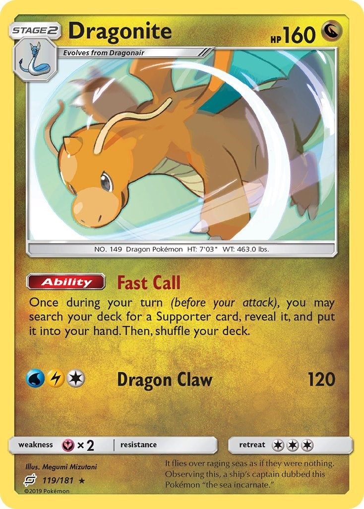 Image for Dragonite (119/181) (SM - Team Up) (SM9) - Pokemon