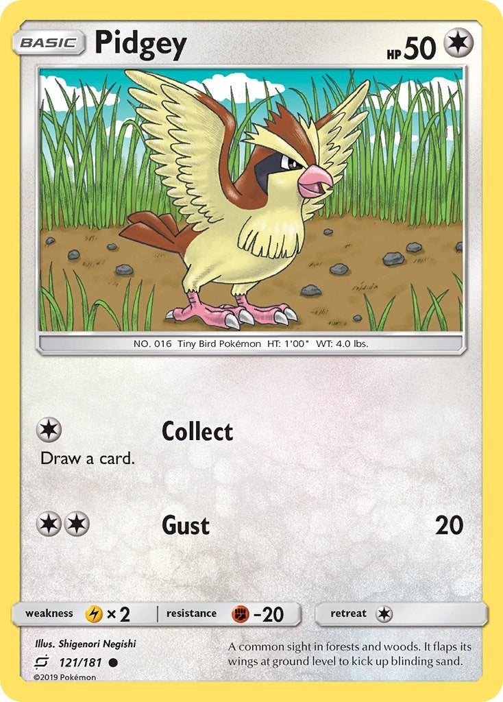 Image for Pidgey (121) (121/181) (SM - Team Up) (SM9) - Pokemon