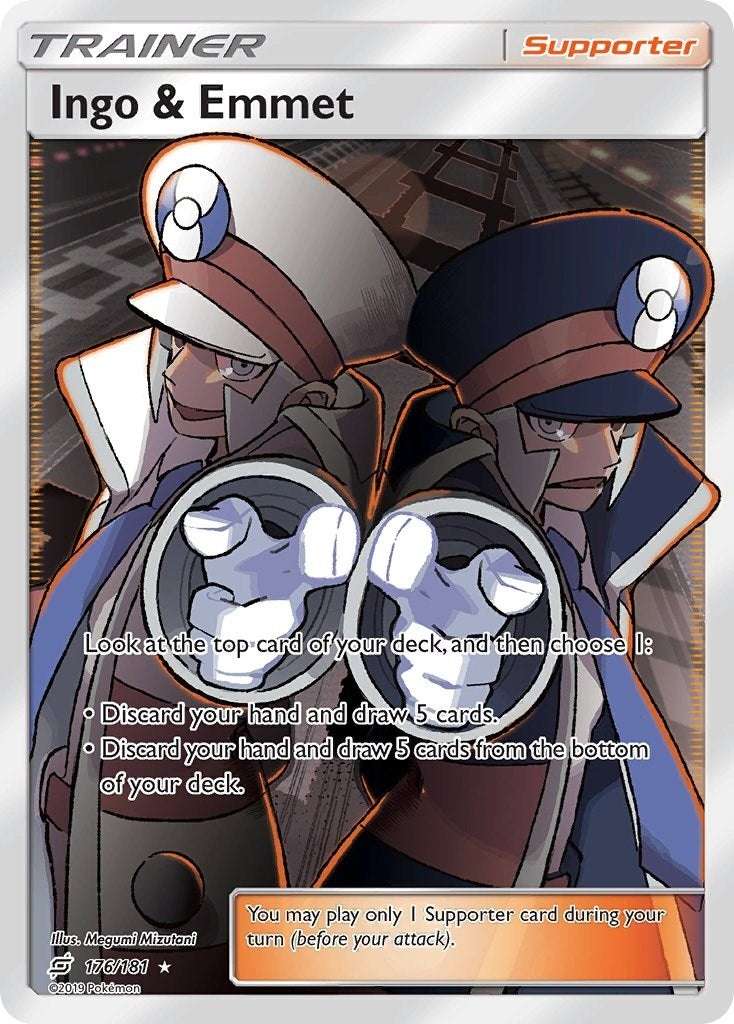 Image for Ingo & Emmet (Full Art) (176/181) (SM - Team Up) (SM9) - Pokemon