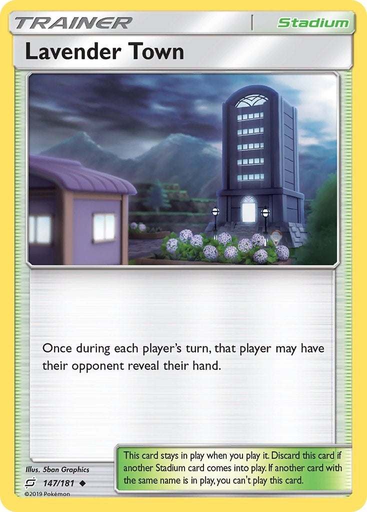 Image for Lavender Town (147/181) (SM - Team Up) (SM9) - Pokemon