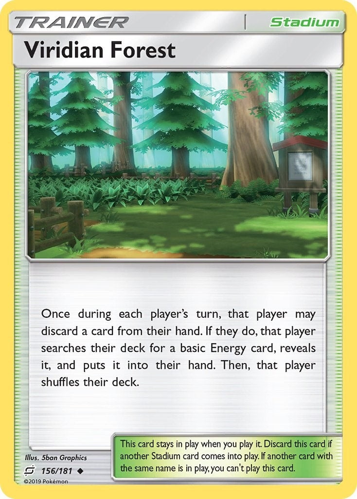 Image for Viridian Forest (156/181) (SM - Team Up) (SM9) - Pokemon