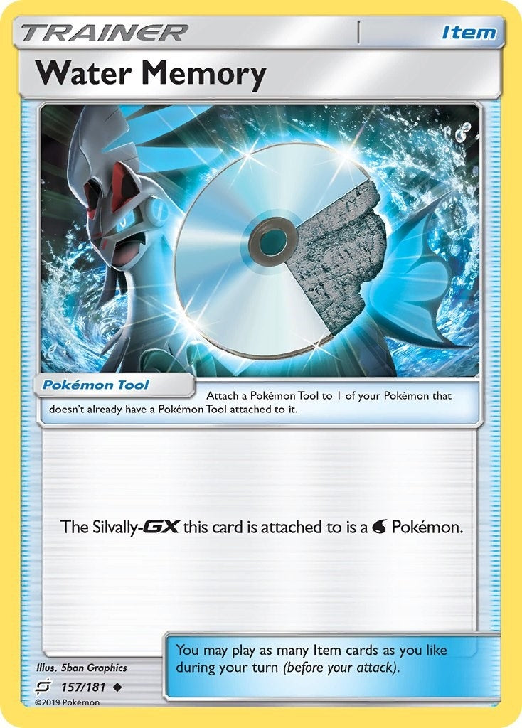 Image for Water Memory (157/181) (SM - Team Up) (SM9) - Pokemon