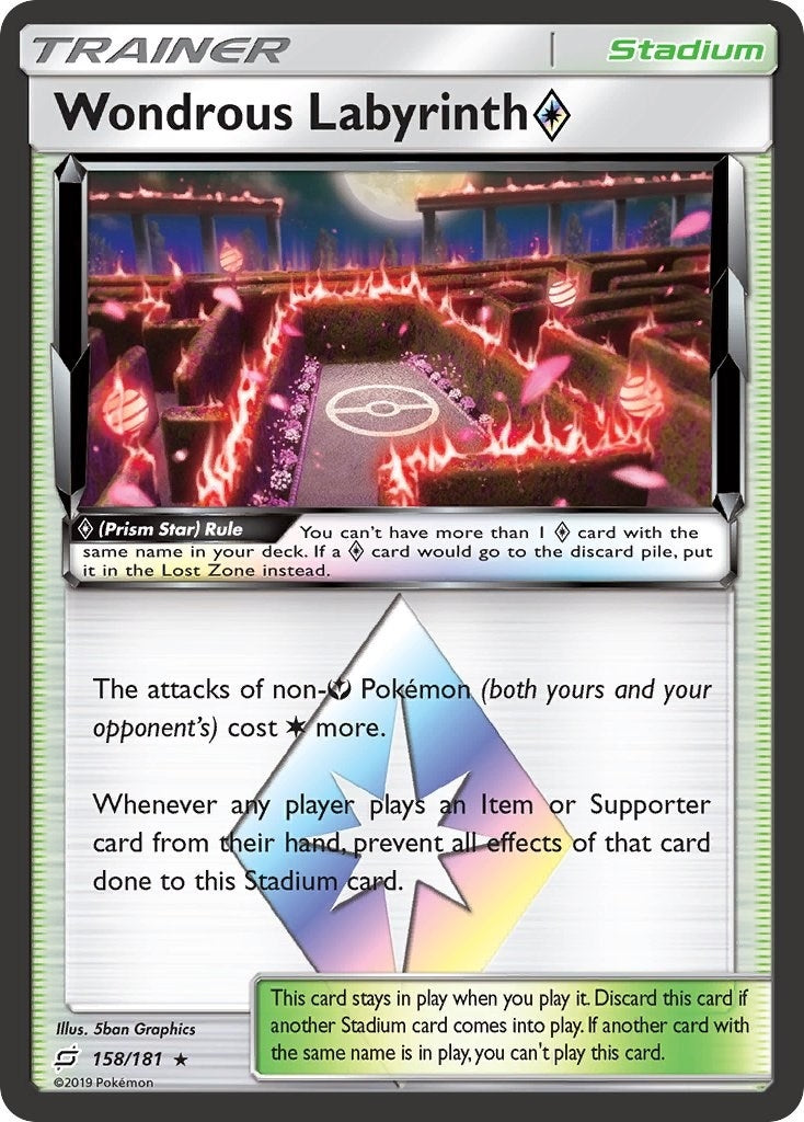 Image for Wondrous Labyrinth Prism Star (158/181) (SM - Team Up) (SM9) - Pokemon
