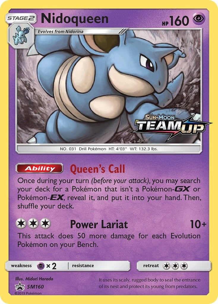 Image for Nidoqueen - SM160 (Prerelease) (SM160) (SM Promos) (SMP) - Pokemon