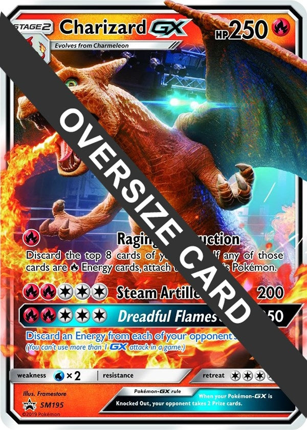 Image for Charizard GX - SM195 (SM Black Star Promo) (SM195) (Jumbo Cards) (PR) - Pokemon