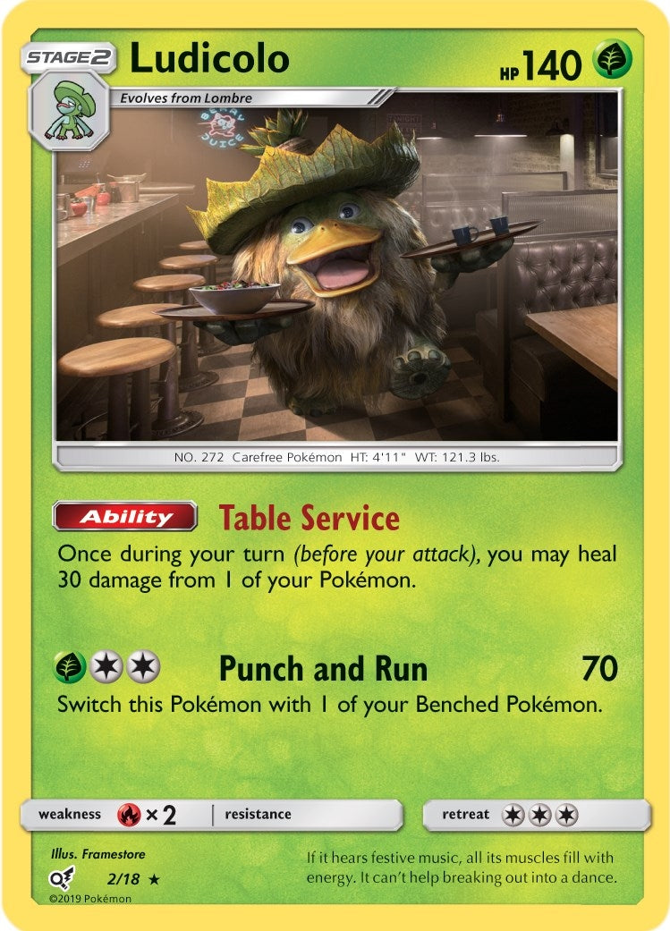 Image for Ludicolo (2/18) (Detective Pikachu) (DEP) - Pokemon
