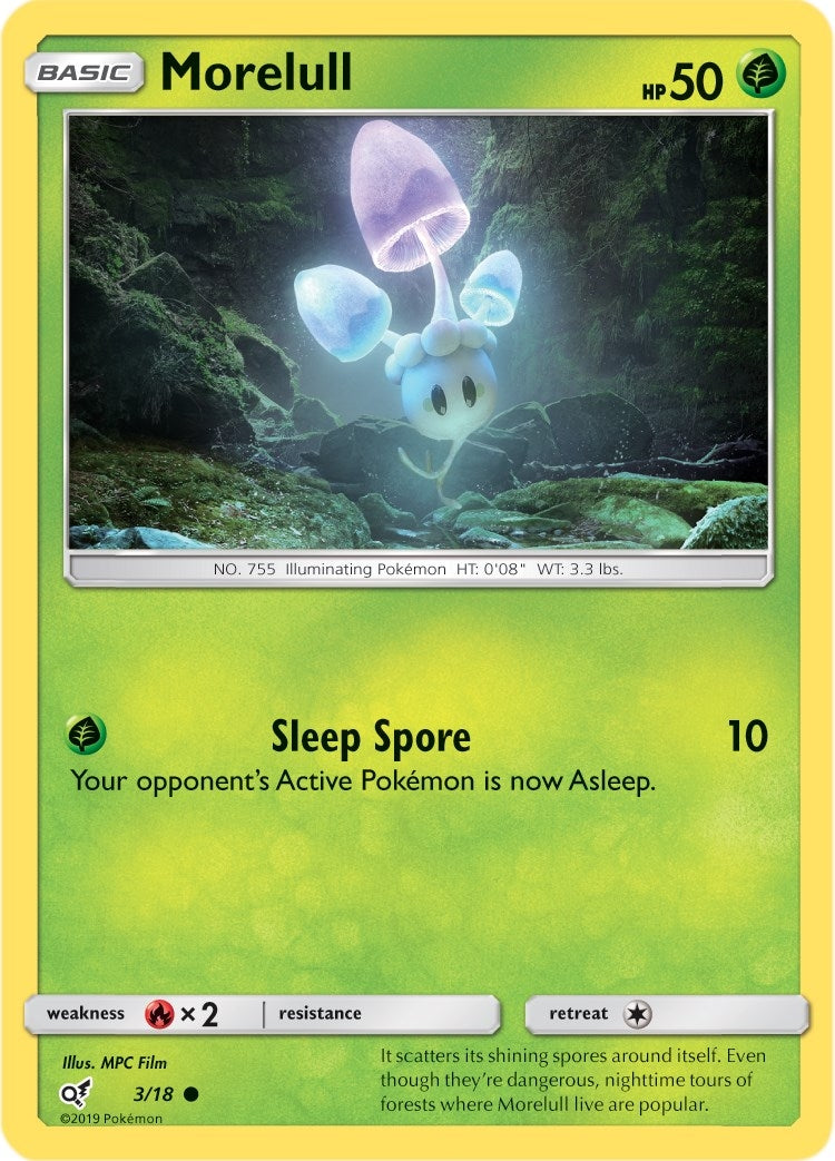 Image for Morelull (Holo Common) (3/18) (Detective Pikachu) (DEP) - Pokemon