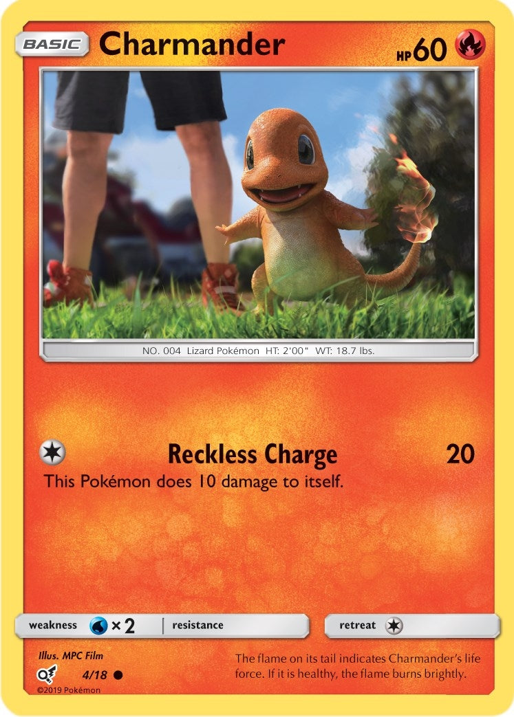 Image for Charmander (Holo Common) (4/18) (Detective Pikachu) (DEP) - Pokemon