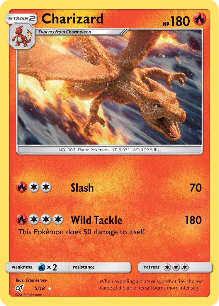 Image for Charizard (5/18) (Detective Pikachu) (DEP) - Pokemon