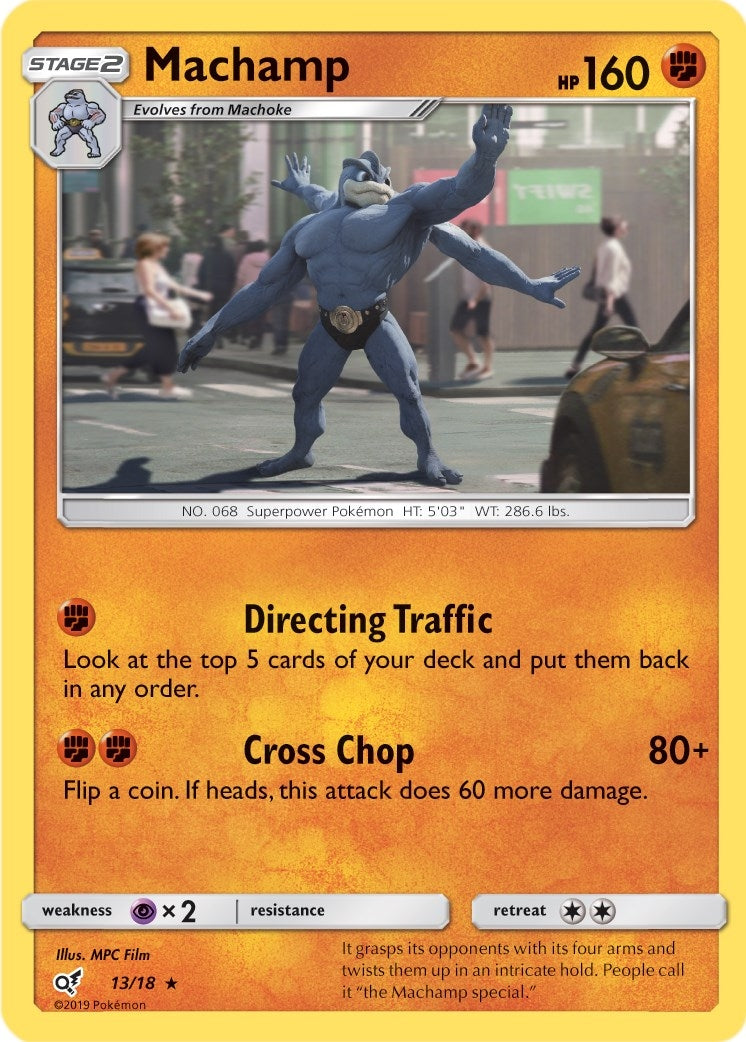 Image for Machamp (13/18) (Detective Pikachu) (DEP) - Pokemon