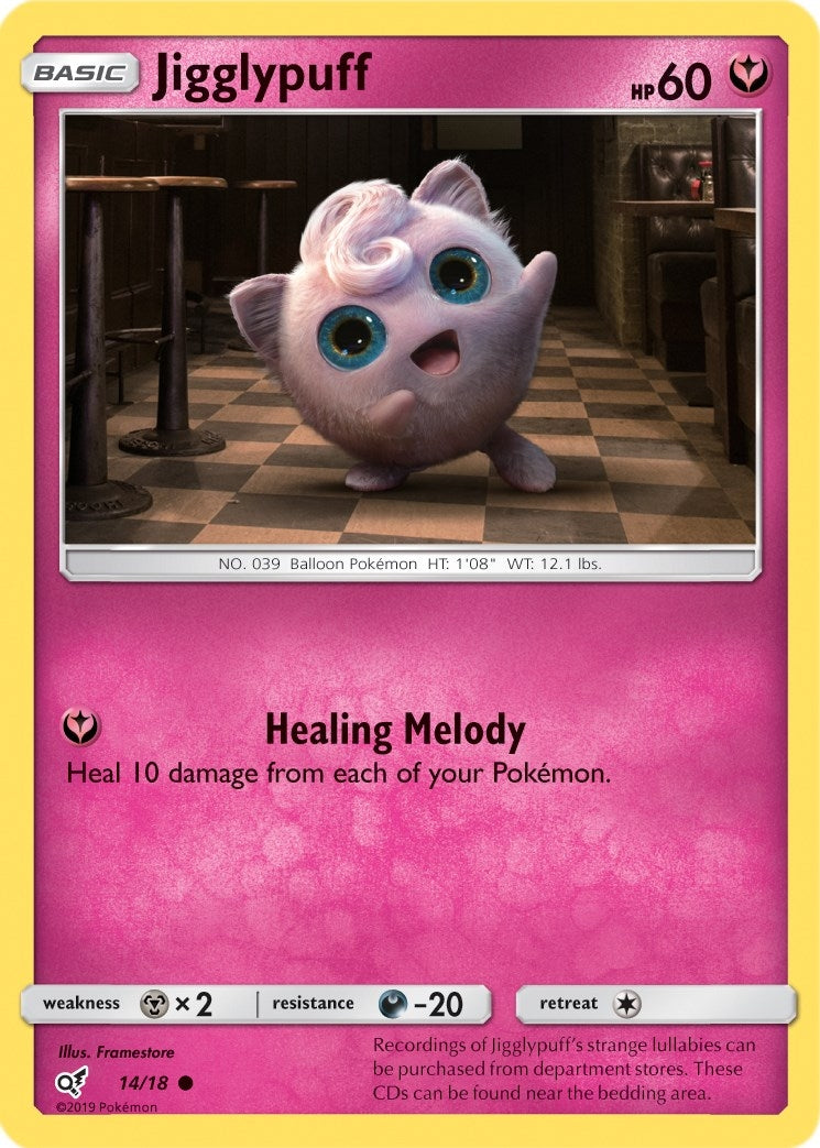 Image for Jigglypuff (Holo Common) (14/18) (Detective Pikachu) (DEP) - Pokemon