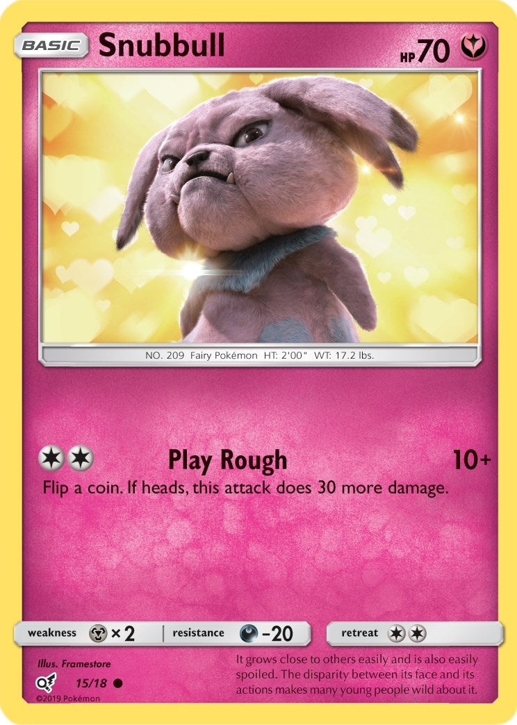 Image for Snubbull (Holo Common) (15/18) (Detective Pikachu) (DEP) - Pokemon
