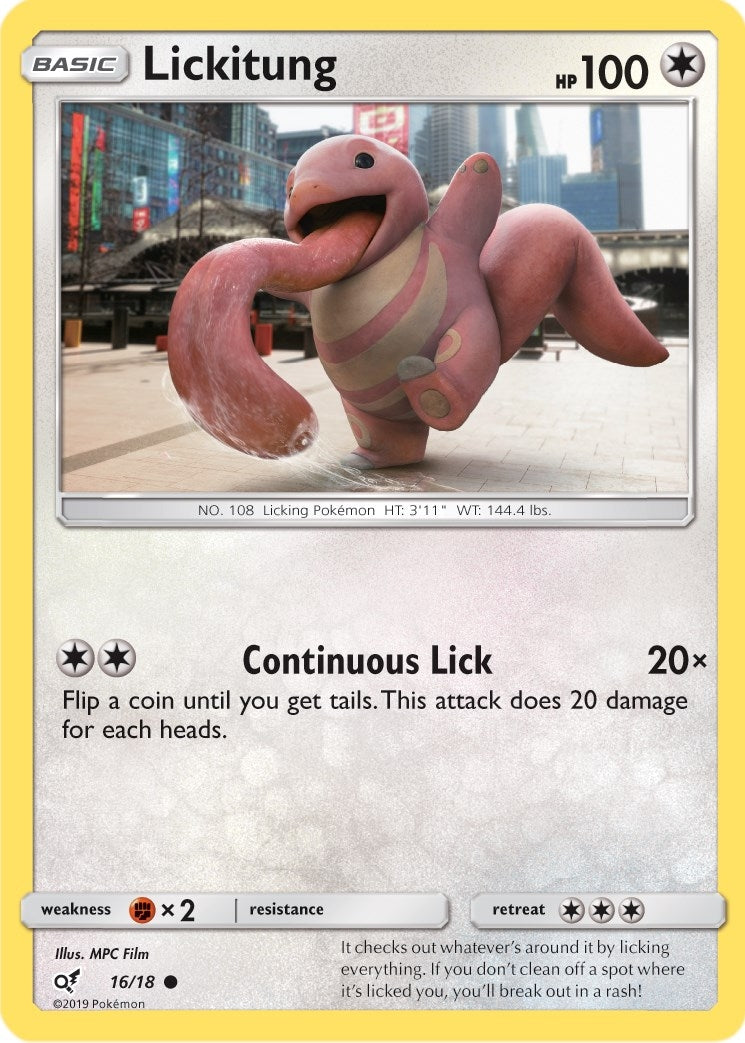 Image for Lickitung (Holo Common) (16/18) (Detective Pikachu) (DEP) - Pokemon