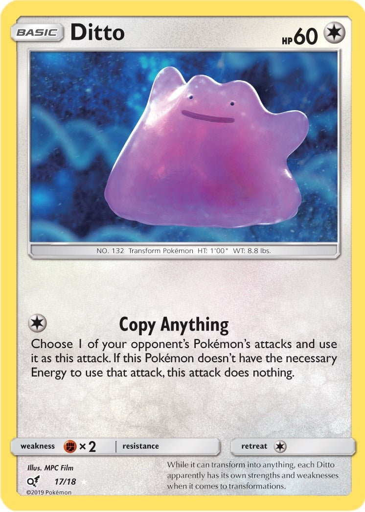Image for Ditto (17/18) (Detective Pikachu) (DEP) - Pokemon