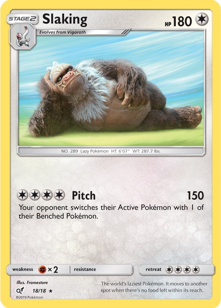Image for Slaking (18/18) (Detective Pikachu) (DEP) - Pokemon