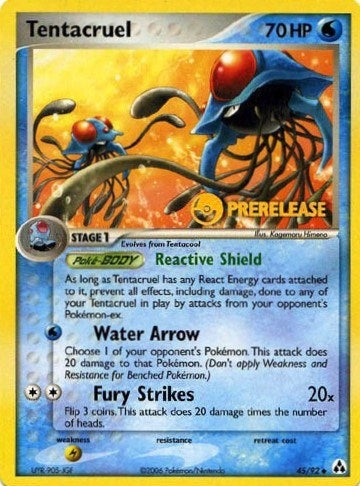 Image for Tentacruel - 45/92 (Prerelease) (45/92) (Nintendo Promos) (PR) - Pokemon
