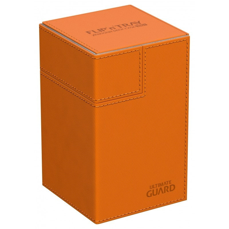 Image for Flip 'n' Tray Deck Case XenoSkin - Orange (Holds 100+) - Deck Boxes