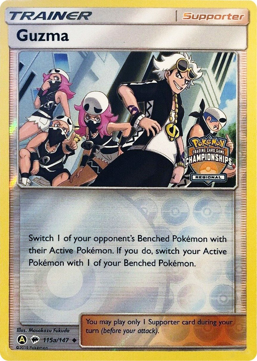 Image for Guzma - 115a/147 (Regional Championships) (115a/147) (League & Championship Cards) (PR) - Pokemon