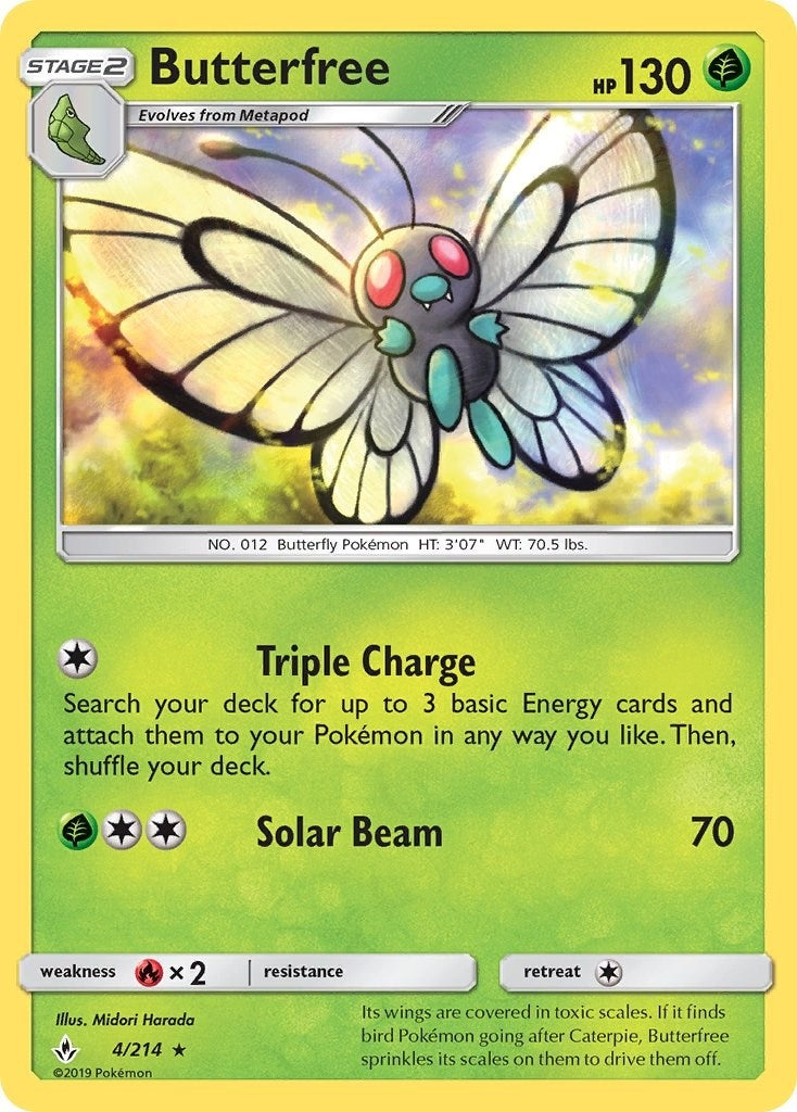 Image for Butterfree (4/214) (SM - Unbroken Bonds) (SM10) - Pokemon