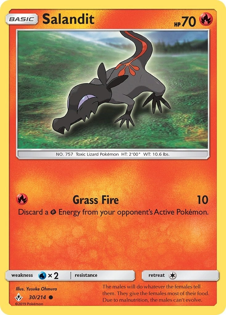 Image for Salandit (30/214) (SM - Unbroken Bonds) (SM10) - Pokemon