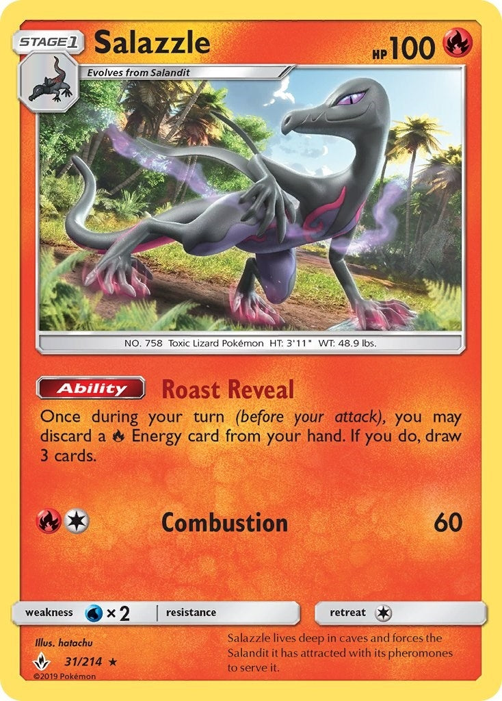 Image for Salazzle (31/214) (SM - Unbroken Bonds) (SM10) - Pokemon