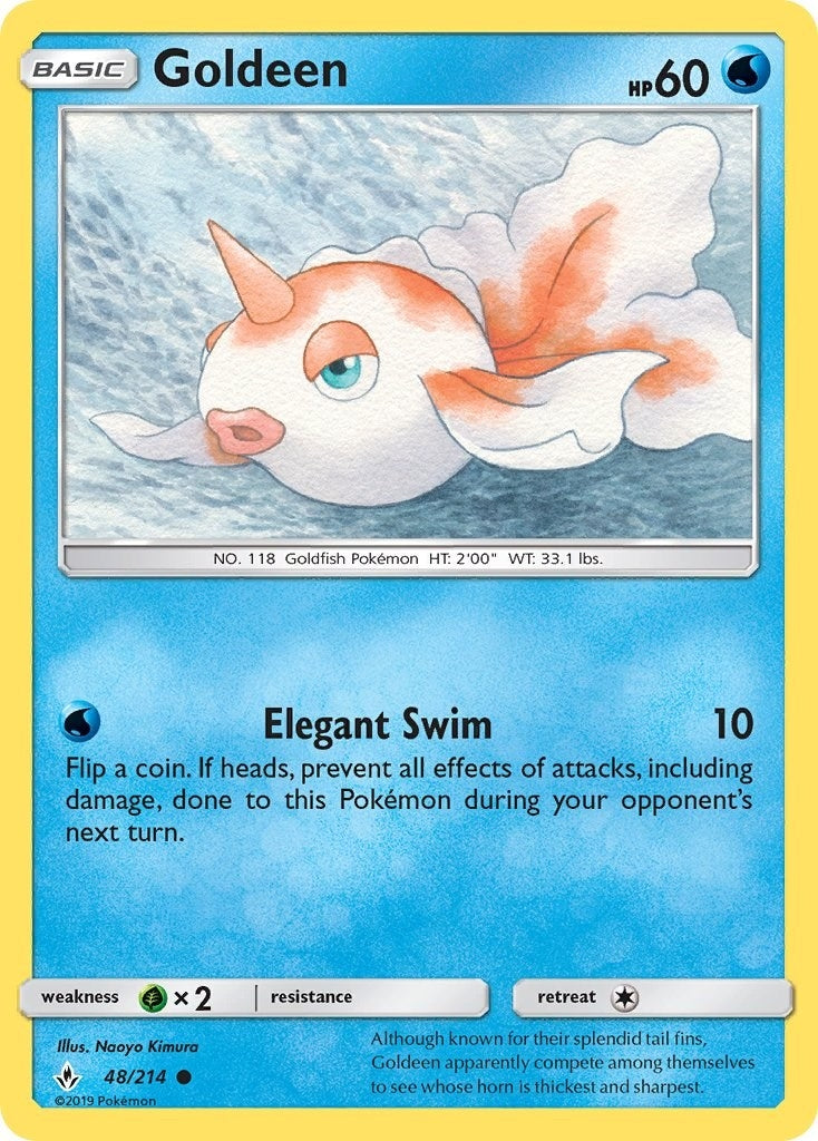 Image for Goldeen (48/214) (SM - Unbroken Bonds) (SM10) - Pokemon