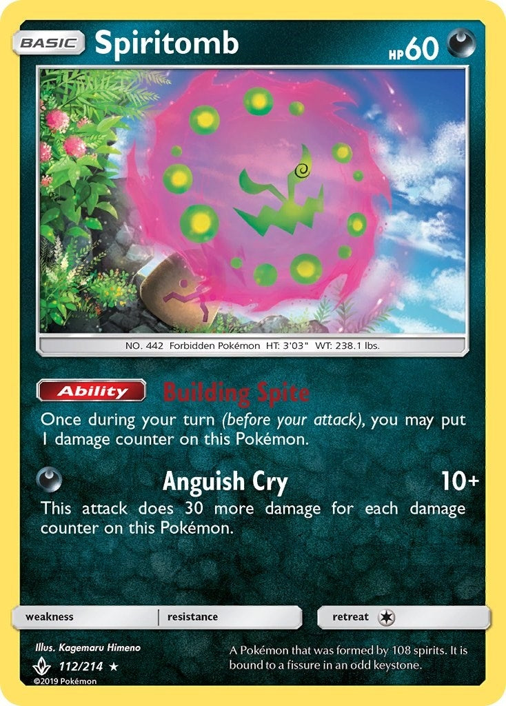 Image for Spiritomb (112/214) (SM - Unbroken Bonds) (SM10) - Pokemon