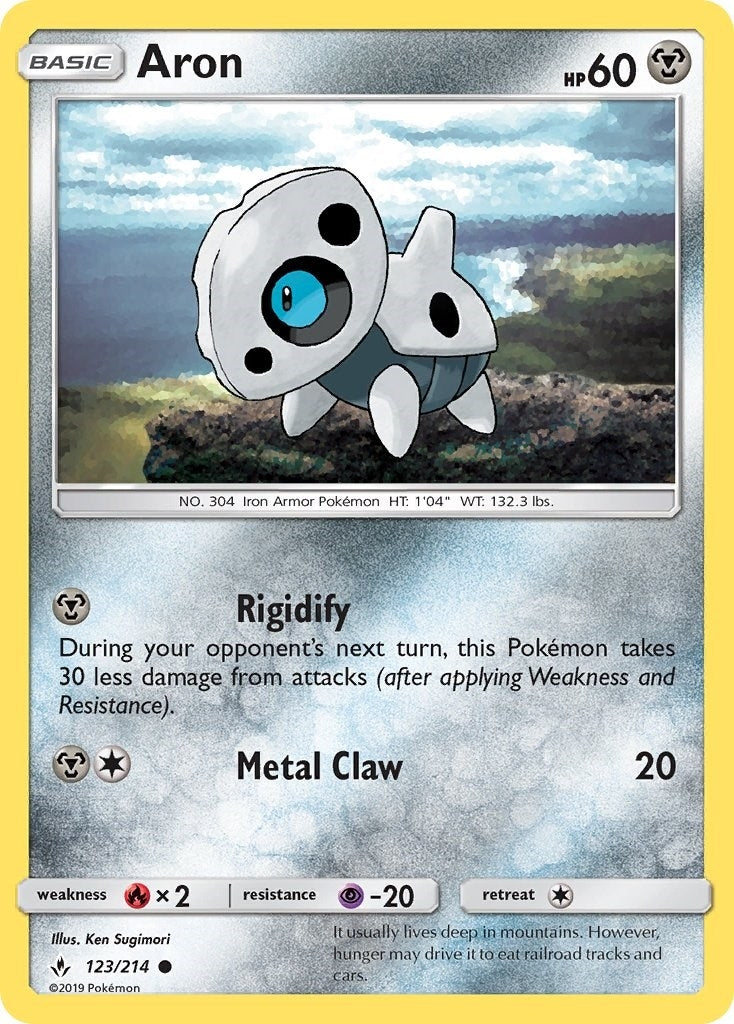 Image for Aron (123/214) (SM - Unbroken Bonds) (SM10) - Pokemon