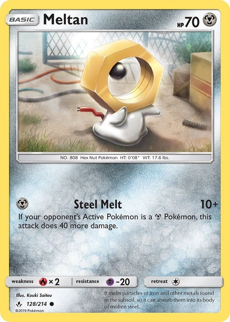Image for Meltan (128/214) (SM - Unbroken Bonds) (SM10) - Pokemon