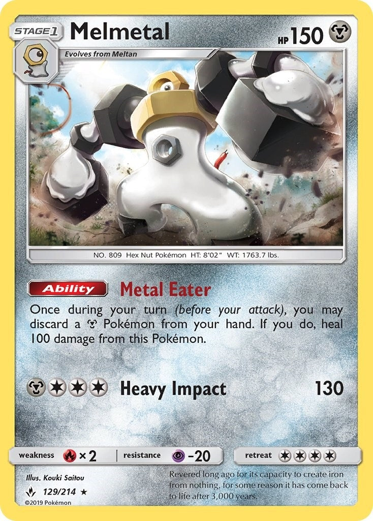 Image for Melmetal (129/214) (SM - Unbroken Bonds) (SM10) - Pokemon