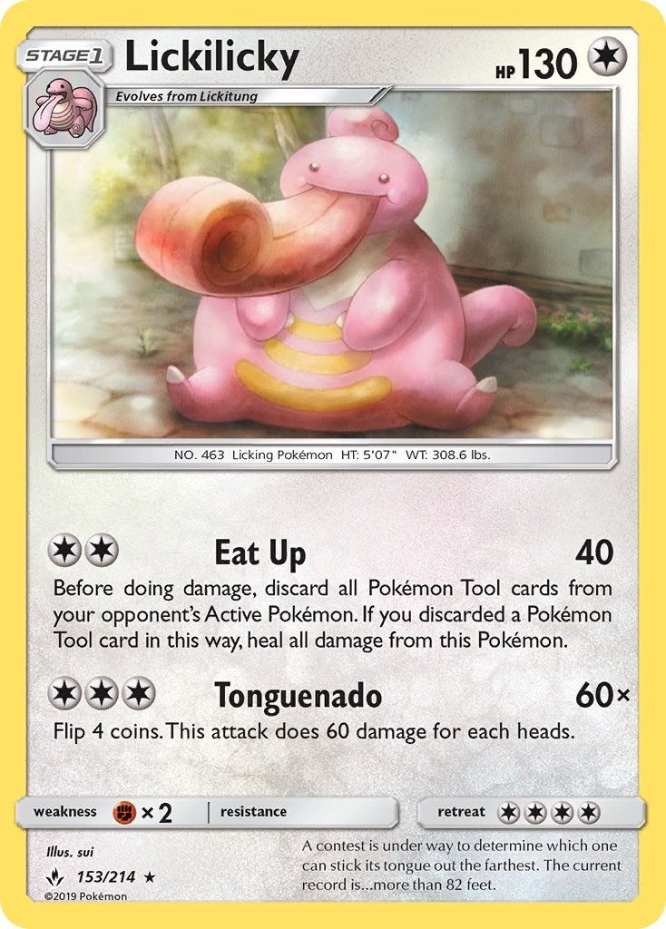 Image for Lickilicky (153/214) (SM - Unbroken Bonds) (SM10) - Pokemon