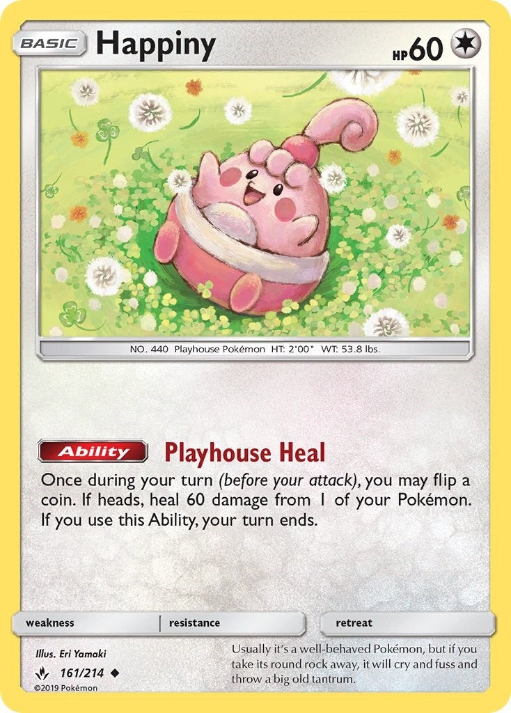 Image for Happiny (161/214) (SM - Unbroken Bonds) (SM10) - Pokemon