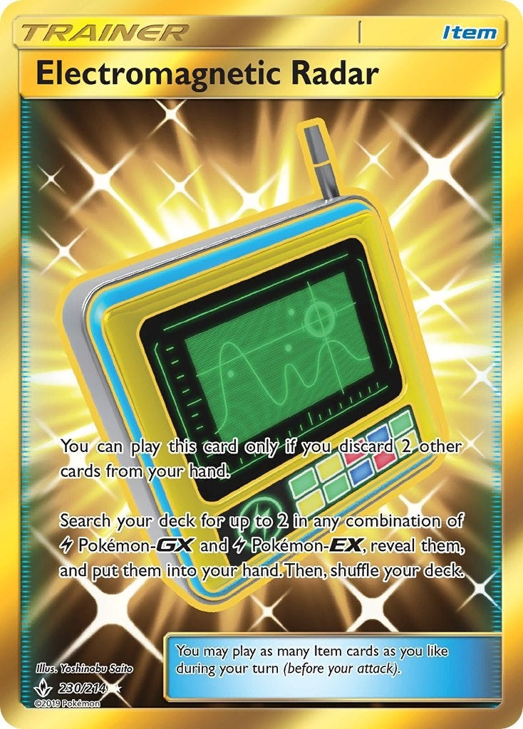 Image for Electromagnetic Radar (Secret) (230/214) (SM - Unbroken Bonds) (SM10) - Pokemon