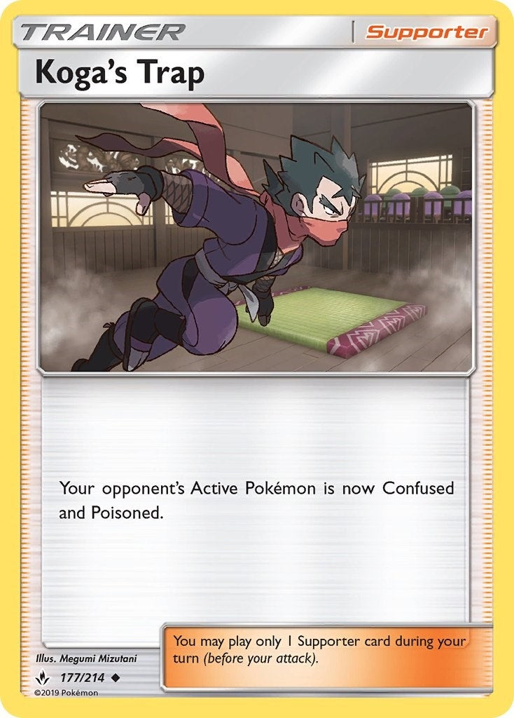 Image for Koga's Trap (177/214) (SM - Unbroken Bonds) (SM10) - Pokemon