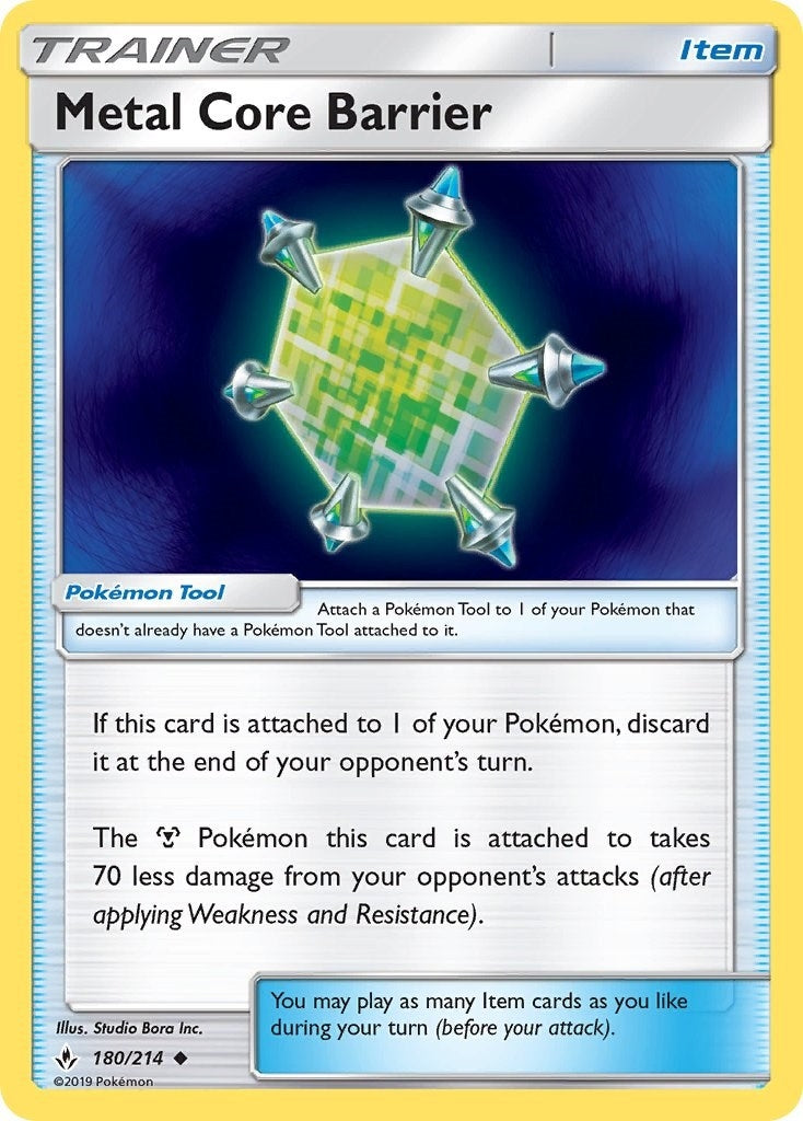 Image for Metal Core Barrier (180/214) (SM - Unbroken Bonds) (SM10) - Pokemon